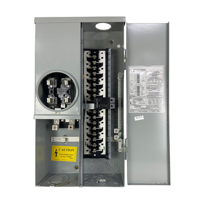 Outdoor ac/dc 100 amp 110v-220v load center main breaker single panel 16 home/industry 30 way distribution board